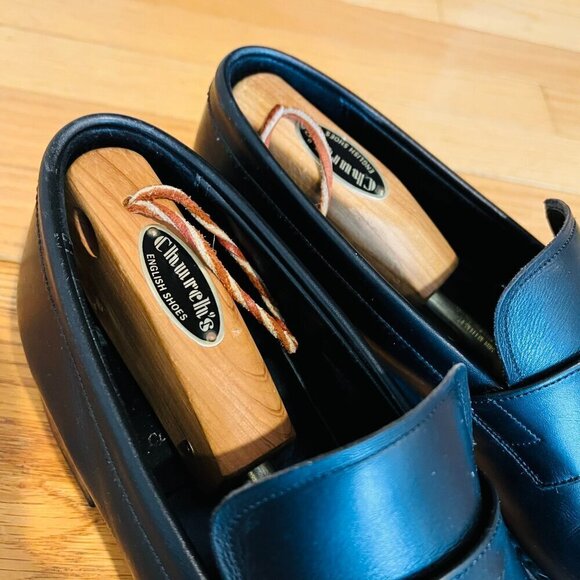 Church\'s Sears Black Penny Loafers Shoes Mens US 11.5 Includes Shoe Trees main image 15